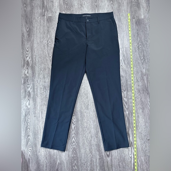 Banana Republic Athletic Slim Performance Pants Men's Dark Navy Dress Pants